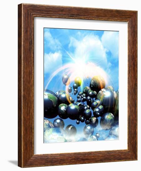 Multiple Dimensions, Conceptual Artwork-Victor Habbick-Framed Photographic Print