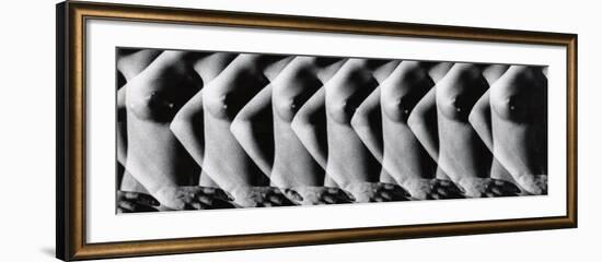 Multiple Exposure of Nude Female Torso-Gjon Mili-Framed Photographic Print