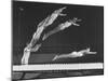 Multiple Exposure Shot of a Gymnast Jumping on a Trampoline-J^ R^ Eyerman-Mounted Photographic Print