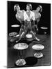 Multiple Exposure Showing Woman Oscillating on a Teeter Seat Designed by Isamu Noguchi-Eliot Elisofon-Mounted Photographic Print