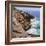 Multiple Exposure Stop Action Photo of Jump Off Cliff at Kawaihoa Point-Charles Crust-Framed Photographic Print