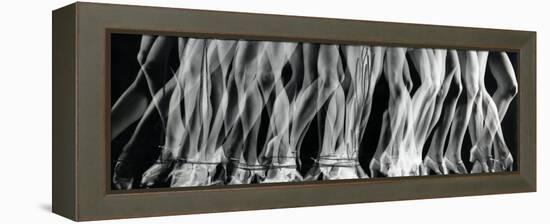 Multiple Exposure Stroboscopic of Dancer Betty Bruce's Legs and Feet as She Does Fast Tap Routine-Gjon Mili-Framed Premier Image Canvas