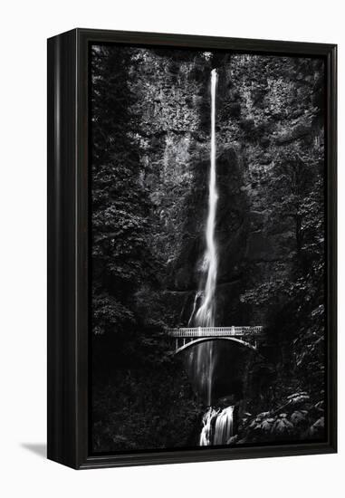 Multnomah Falls 1 mono-John Gusky-Framed Premier Image Canvas