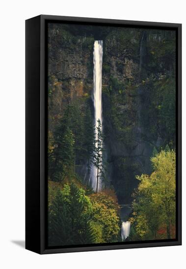 Multnomah Falls Autumn-Ike Leahy-Framed Premier Image Canvas