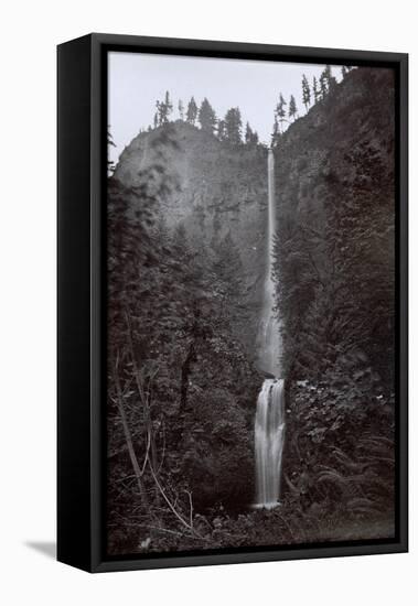 Multnomah Falls, Circa 1890-I.G. Davidson-Framed Premier Image Canvas