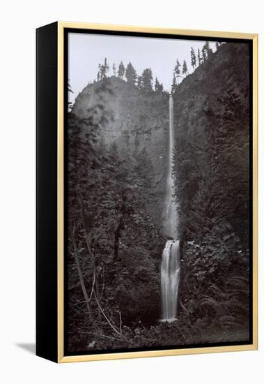 Multnomah Falls, Circa 1890-I.G. Davidson-Framed Premier Image Canvas