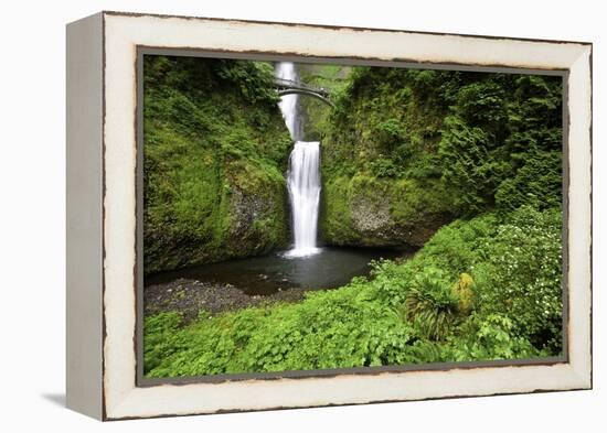 Multnomah Falls, in Columbia River Gorge National Scenic Area, Oregon-Craig Tuttle-Framed Premier Image Canvas