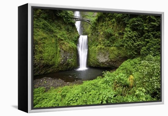 Multnomah Falls, in Columbia River Gorge National Scenic Area, Oregon-Craig Tuttle-Framed Premier Image Canvas