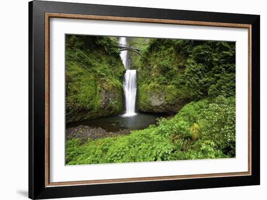 Multnomah Falls, in Columbia River Gorge National Scenic Area, Oregon-Craig Tuttle-Framed Photographic Print