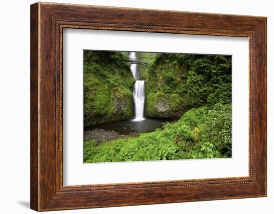 Multnomah Falls, in Columbia River Gorge National Scenic Area, Oregon-Craig Tuttle-Framed Photographic Print