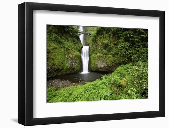 Multnomah Falls, in Columbia River Gorge National Scenic Area, Oregon-Craig Tuttle-Framed Photographic Print