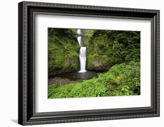 Multnomah Falls, in Columbia River Gorge National Scenic Area, Oregon-Craig Tuttle-Framed Photographic Print