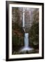 Multnomah Falls in fall color-Belinda Shi-Framed Photographic Print