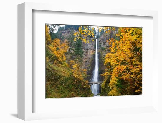 Multnomah Falls in the Columbia River Gorge-Craig Tuttle-Framed Photographic Print