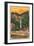 Multnomah Falls Lodge, Oregon-Lantern Press-Framed Premium Giclee Print
