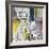 Mum and Son Robots-Roseanne Jones-Framed Giclee Print