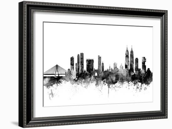 Mumbai Skyline India Bombay-Michael Tompsett-Framed Art Print