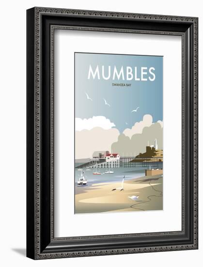 Mumbles - Dave Thompson Contemporary Travel Print-Dave Thompson-Framed Giclee Print