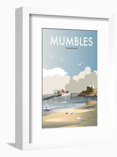 Mumbles - Dave Thompson Contemporary Travel Print-Dave Thompson-Framed Giclee Print