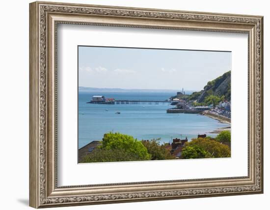 Mumbles Lighthouse, Mumbles Pier, Mumbles, Gower, Swansea, Wales, United Kingdom, Europe-Billy Stock-Framed Photographic Print