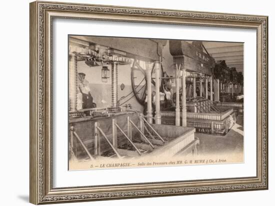 Mumm's Presses-null-Framed Photographic Print