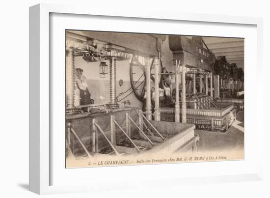 Mumm's Presses-null-Framed Photographic Print