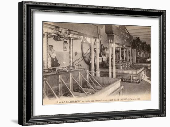 Mumm's Presses-null-Framed Photographic Print