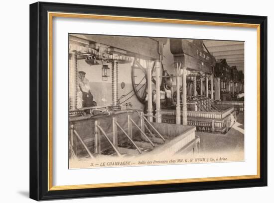 Mumm's Presses-null-Framed Photographic Print