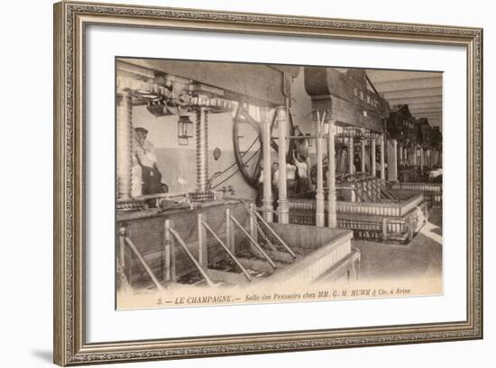 Mumm's Presses-null-Framed Photographic Print