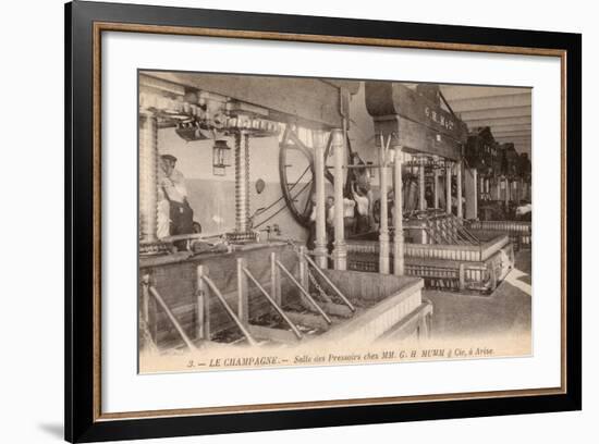 Mumm's Presses-null-Framed Photographic Print