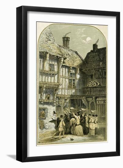 Mummers Play/Mumming-Myles Birket Foster-Framed Giclee Print