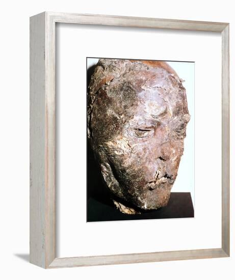 Mummified head of a Scythian chief, 5th century BC. Artist: Unknown-Unknown-Framed Giclee Print