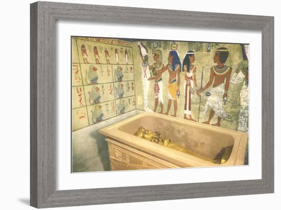 Mummy Case, Friezes, Egypt-null-Framed Art Print