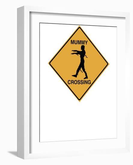 Mummy Crossing Tee-Tina Lavoie-Framed Giclee Print