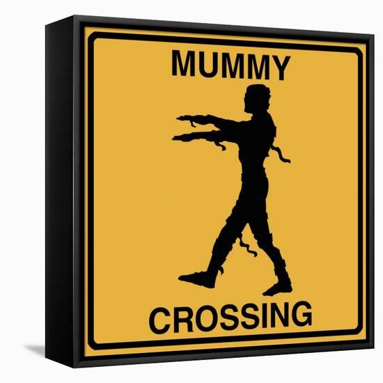 Mummy Crossing-Tina Lavoie-Framed Premier Image Canvas