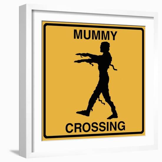 Mummy Crossing-Tina Lavoie-Framed Giclee Print