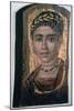 Mummy portrait of an Egyptian woman, c1st-3rd century. Artist: Unknown-Unknown-Mounted Giclee Print