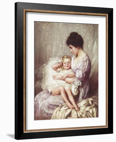 Mummy's Little Darling-Thomas Benjamin Kennington-Framed Giclee Print