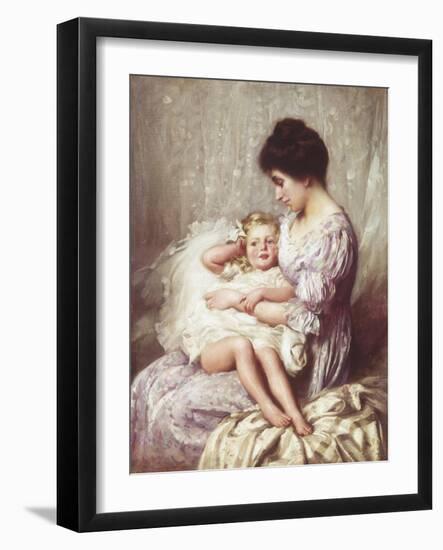 Mummy's Little Darling-Thomas Benjamin Kennington-Framed Giclee Print