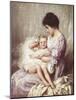 Mummy's Little Darling-Thomas Benjamin Kennington-Mounted Giclee Print