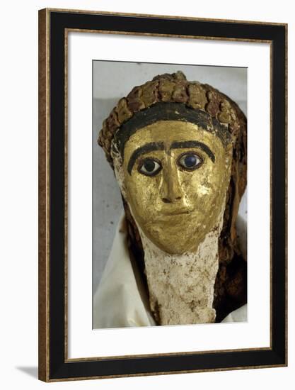 Mummy Uncovered in Tomb No 54, Valley of Golden Mummies, Bahariya Oasis, Giza, Egypt-null-Framed Giclee Print