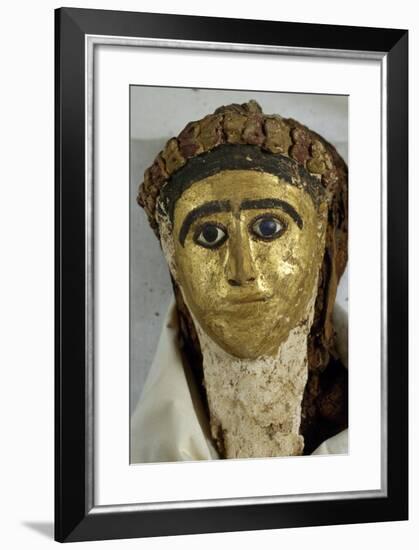 Mummy Uncovered in Tomb No 54, Valley of Golden Mummies, Bahariya Oasis, Giza, Egypt-null-Framed Giclee Print