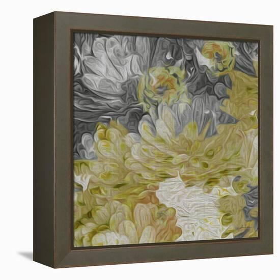Mums in Sun III-James Burghardt-Framed Stretched Canvas