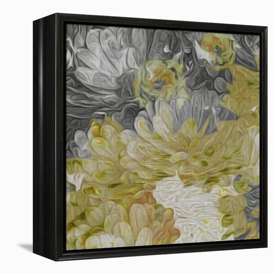 Mums in Sun III-James Burghardt-Framed Stretched Canvas