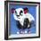 Munch the Panda License Plate Art-Design Turnpike-Framed Giclee Print