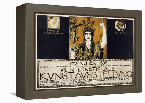 Munchen 1897, VII Internationale Kunstausstellung, 1897-Franz von Stuck-Framed Premier Image Canvas