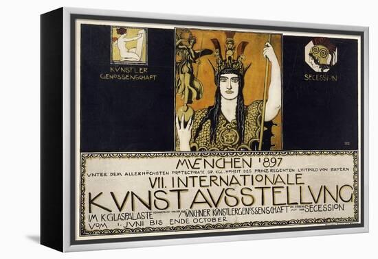 Munchen 1897, VII Internationale Kunstausstellung, 1897-Franz von Stuck-Framed Premier Image Canvas