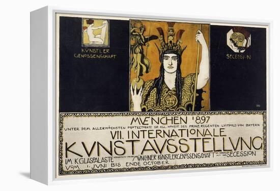 Munchen 1897, VII Internationale Kunstausstellung, 1897-Franz von Stuck-Framed Premier Image Canvas