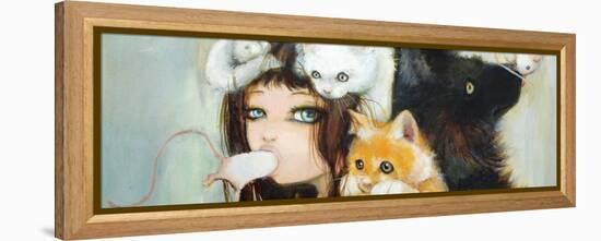 Munchie Surprise-Camilla D'Errico-Framed Stretched Canvas