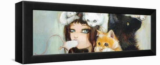 Munchie Surprise-Camilla D'Errico-Framed Stretched Canvas